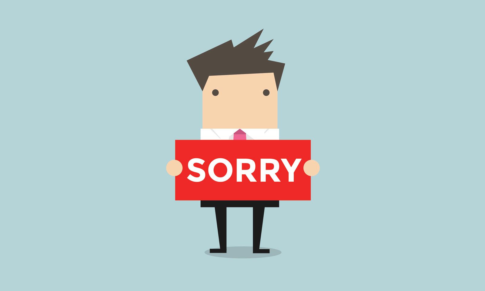 Stop apologizing at work