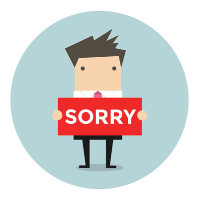 Chronic apologizing at work