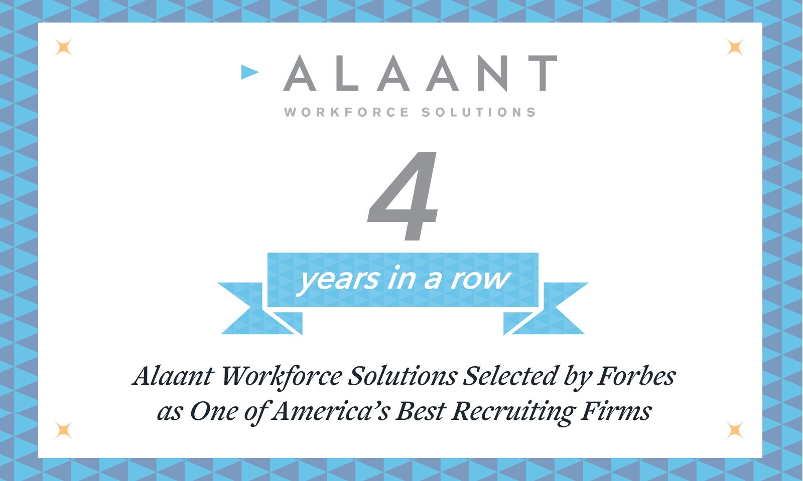Alaant Workforce Solutions Selected by Forbes as One of America’s Best Recruiting Firms