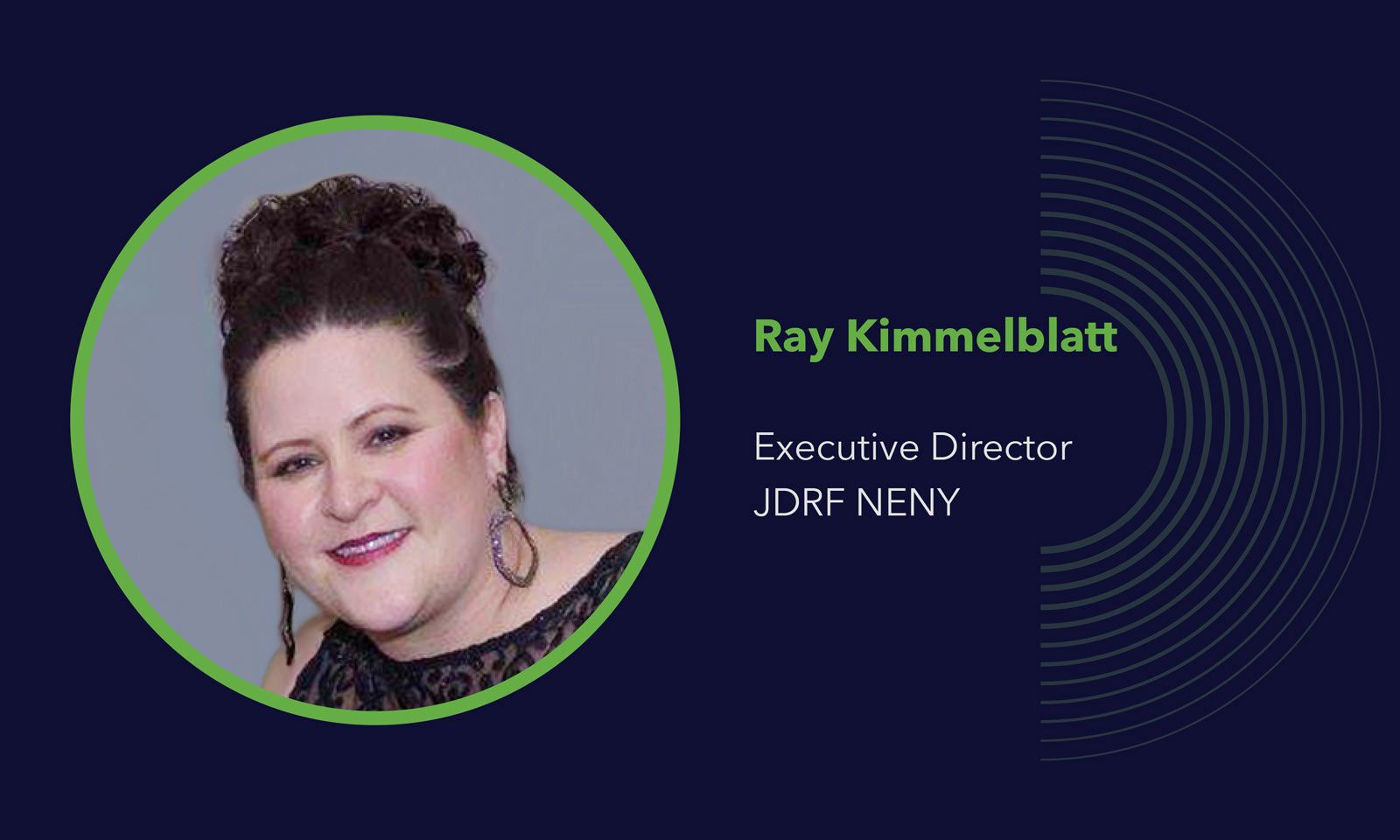 Ray Kimmelblatt, Executive Director of JDRF NENY