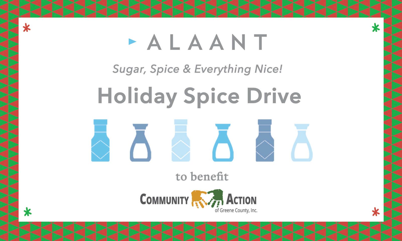 Alaant Holiday 2019 Spice Drive